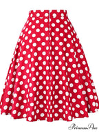 Runway Vintage Rockabilly Midi Skirt