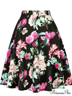 Runway Vintage Rockabilly Midi Skirt