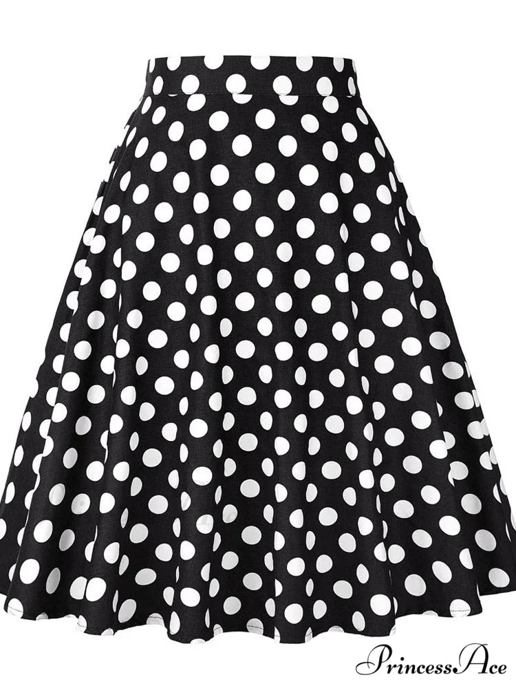 Runway Vintage Rockabilly Midi Skirt