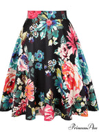 Runway Vintage Rockabilly Midi Skirt