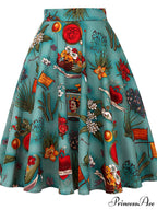 Runway Vintage Rockabilly Midi Skirt