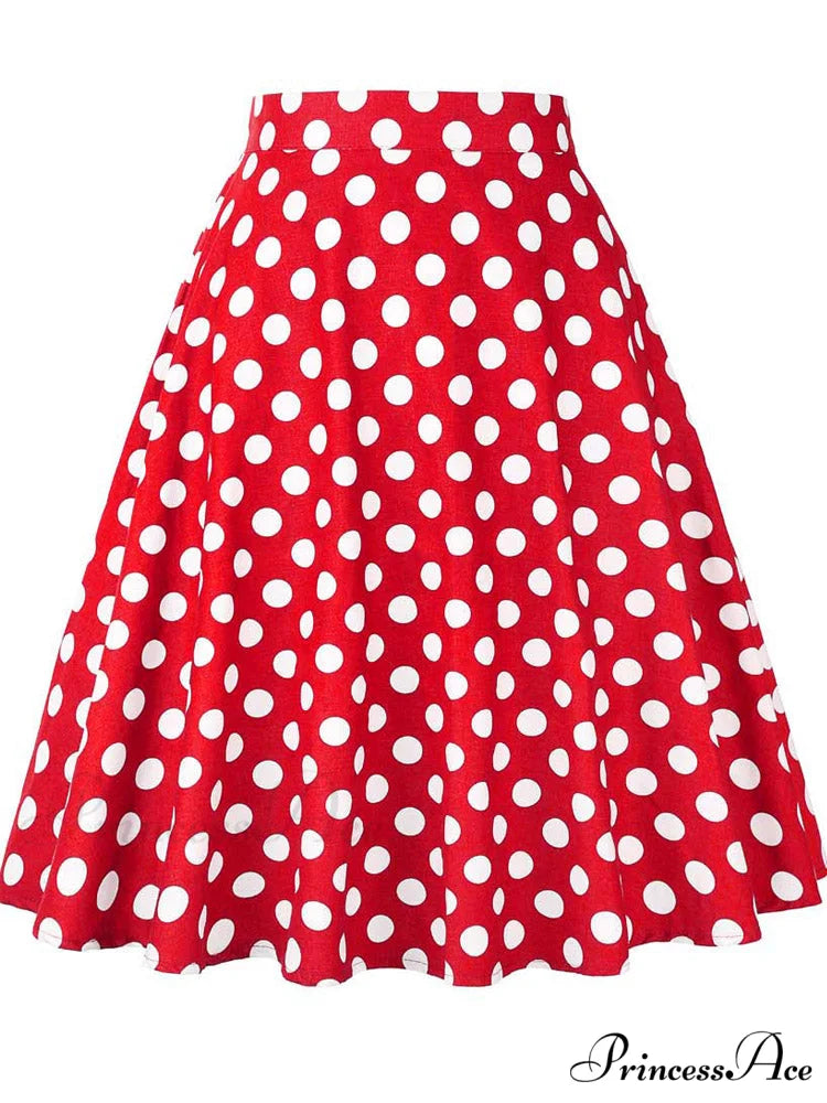 Runway Vintage Rockabilly Midi Skirt