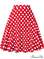 Runway Vintage Rockabilly Midi Skirt
