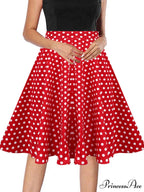 Runway Vintage Rockabilly Midi Skirt