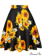 Runway Vintage Rockabilly Midi Skirt