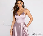 Ryder Satin Stylish A-Line Gown