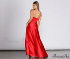 Ryder Satin Stylish A-Line Gown