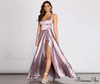 Ryder Satin Stylish A-Line Gown