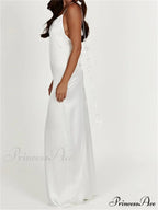 Satin Backless Spaghetti Strap for Women Sexy Backless 3D Flower Tassels Party Cocktail Y2K Vestidos