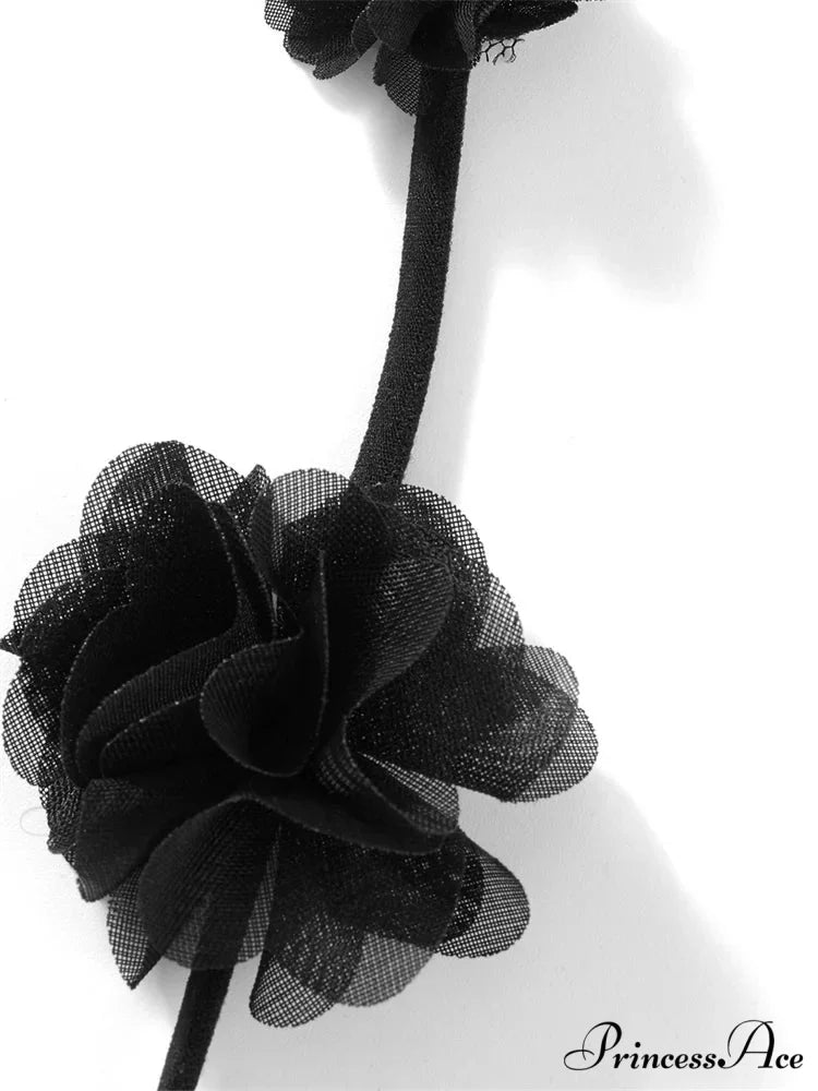 Satin Backless Spaghetti Strap for Women Sexy Backless 3D Flower Tassels Party Cocktail Y2K Vestidos