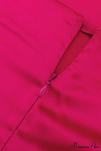 Satin Tie-back Criss-cross Cami Dress with Rose Pattern