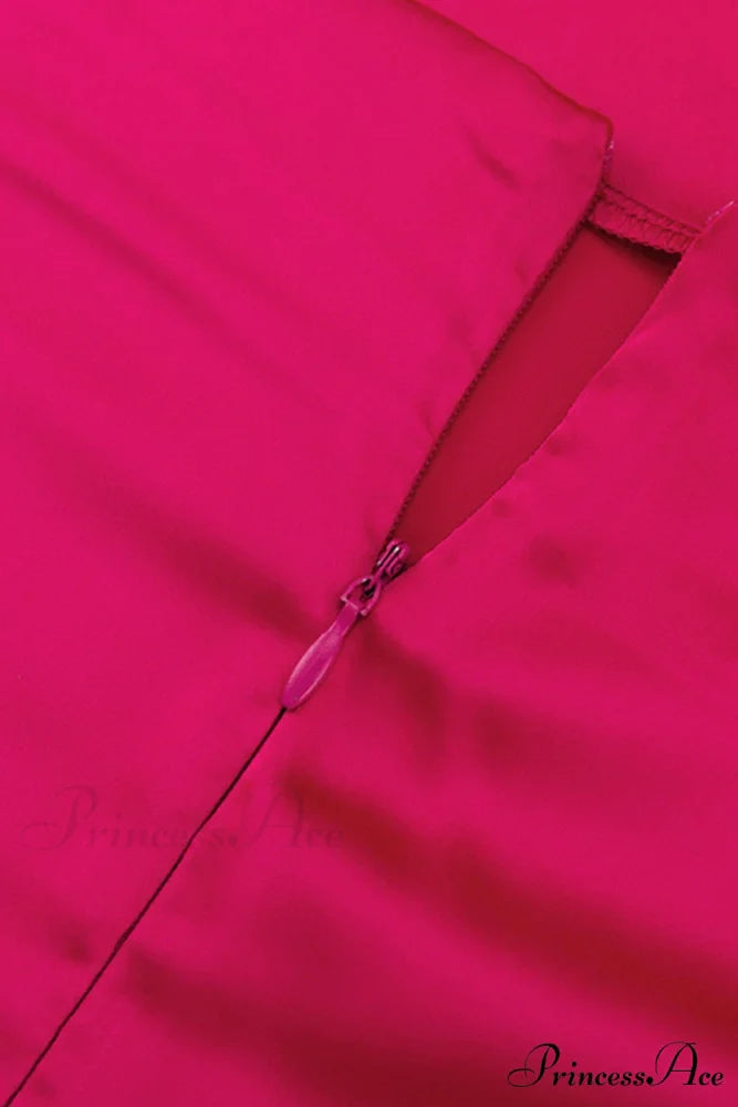 Satin Tie-back Criss-cross Cami Dress with Rose Pattern