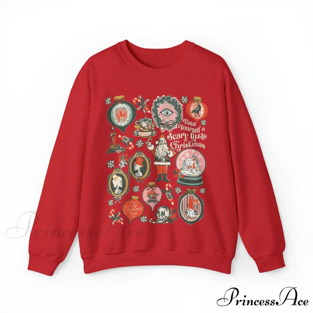 Scary Spooky Halloween Creepy Have Yourself Christmas Hoodie