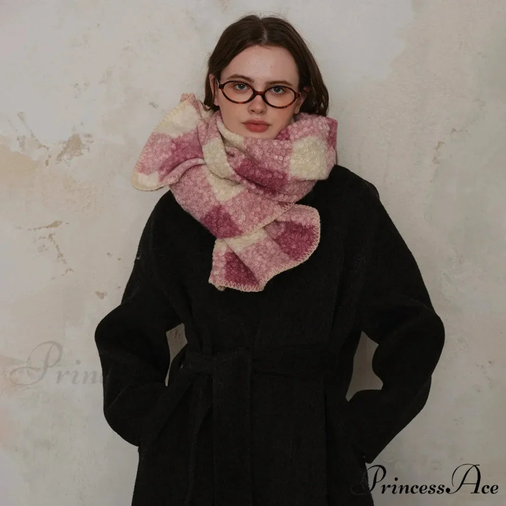 Scottish Woolen Plaid Scarf for Women - Autumn/Winter Shawl