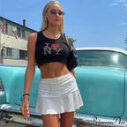 Seaside Folded High Waist Skirt