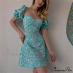 Seductive Blossom Pattern Envelop Blossom Dress