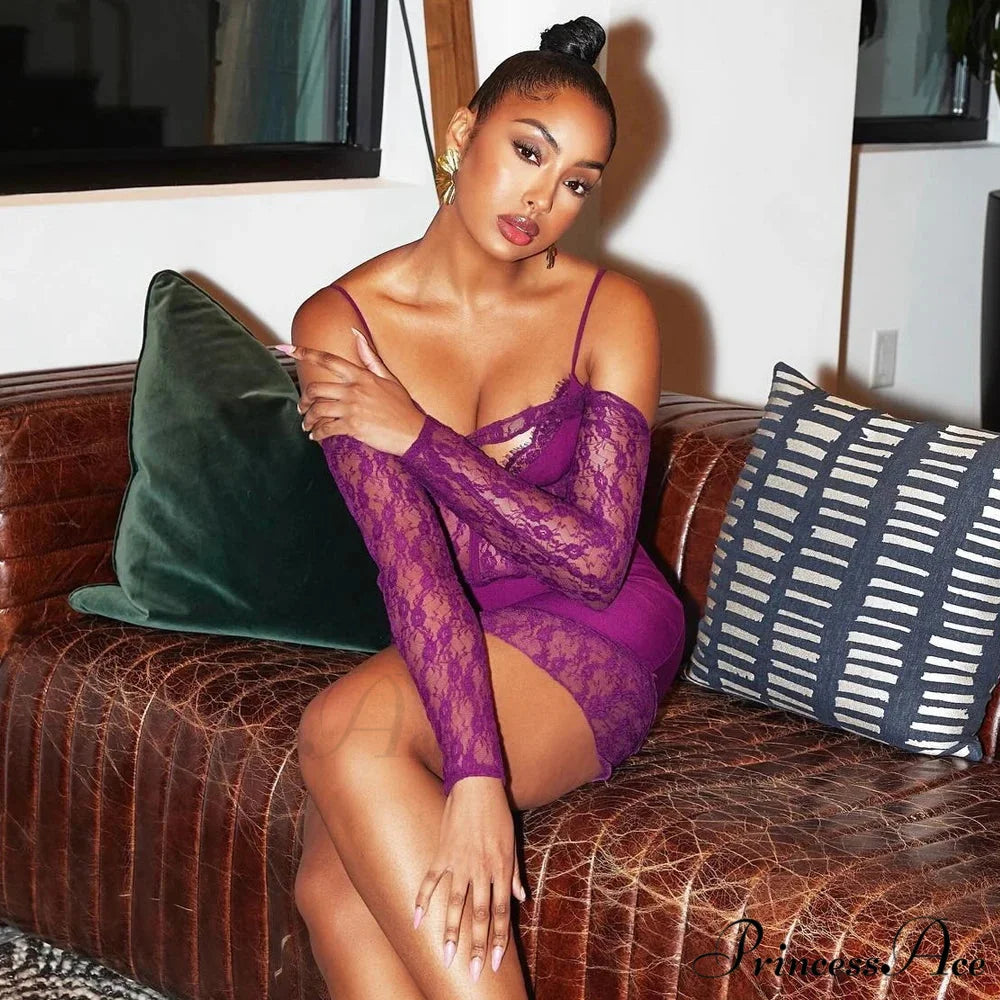 See-Through Sheath Party Dress