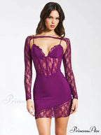 See-Through Sheath Party Dress