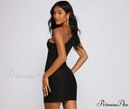 Seize The Moment Charming One Shoulder Mini Dress
