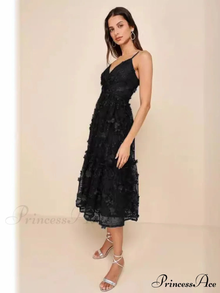 Sequin Elegant Midi Dress