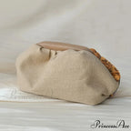 Sequin Floral Clutch Wristlet