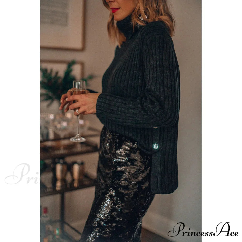 Sequined Bling Fashion Vestido Skirts