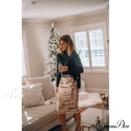 Sequined Bling Fashion Vestido Skirts