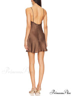 Sequined Starfish Print Charming Patchwork Mini Dress