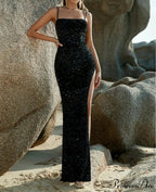 Sequins Spaghetti Strap Party Dress