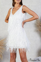 Sequins Tassel Tank Dress