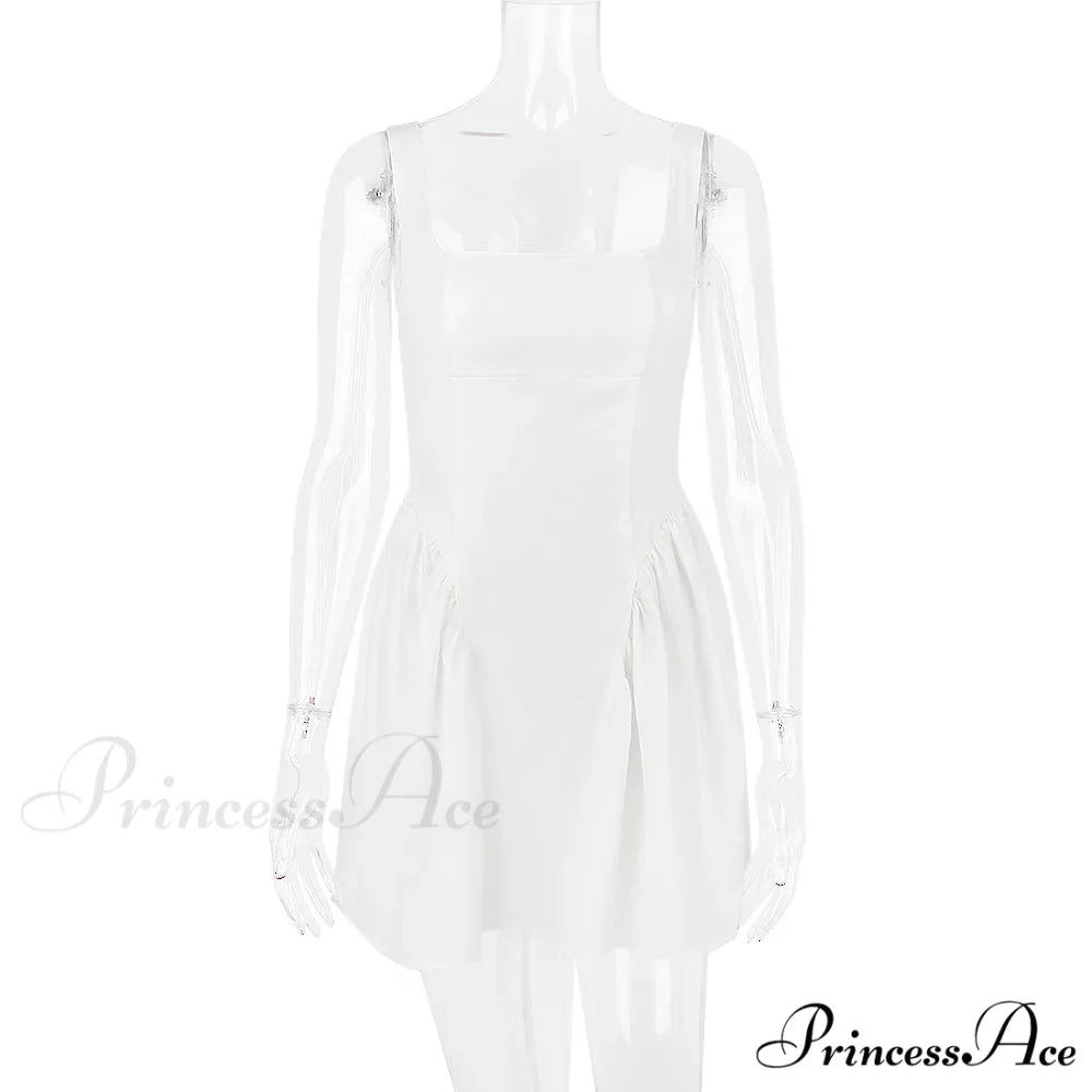 Sexy Backless Bow Mini Dress