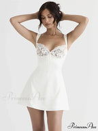 Sexy Backless Lace Party Club Slip Sleeveless Mini Dress