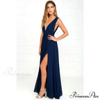 Sexy Backless Mesh Maxi Red Christmas Party Dress