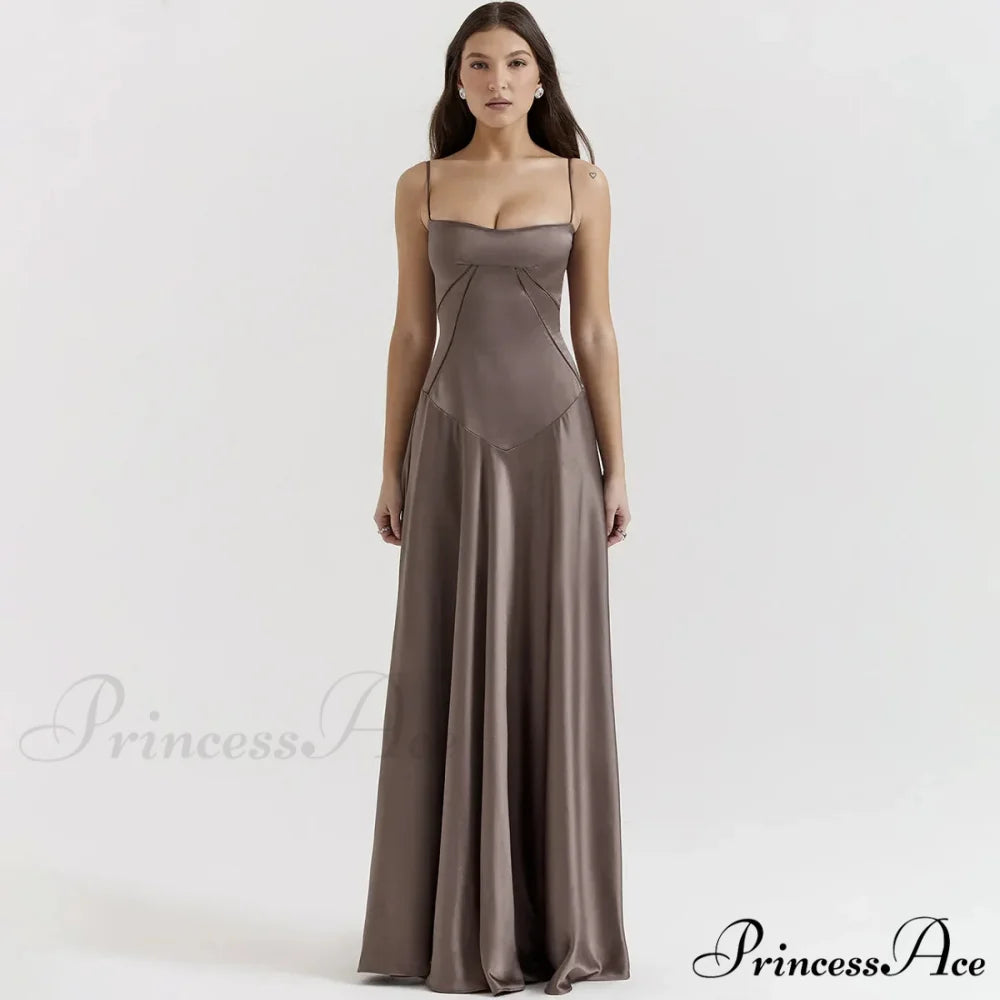 Sexy Bandage Lace Up Sleeveless Party Robe Maxi Dress