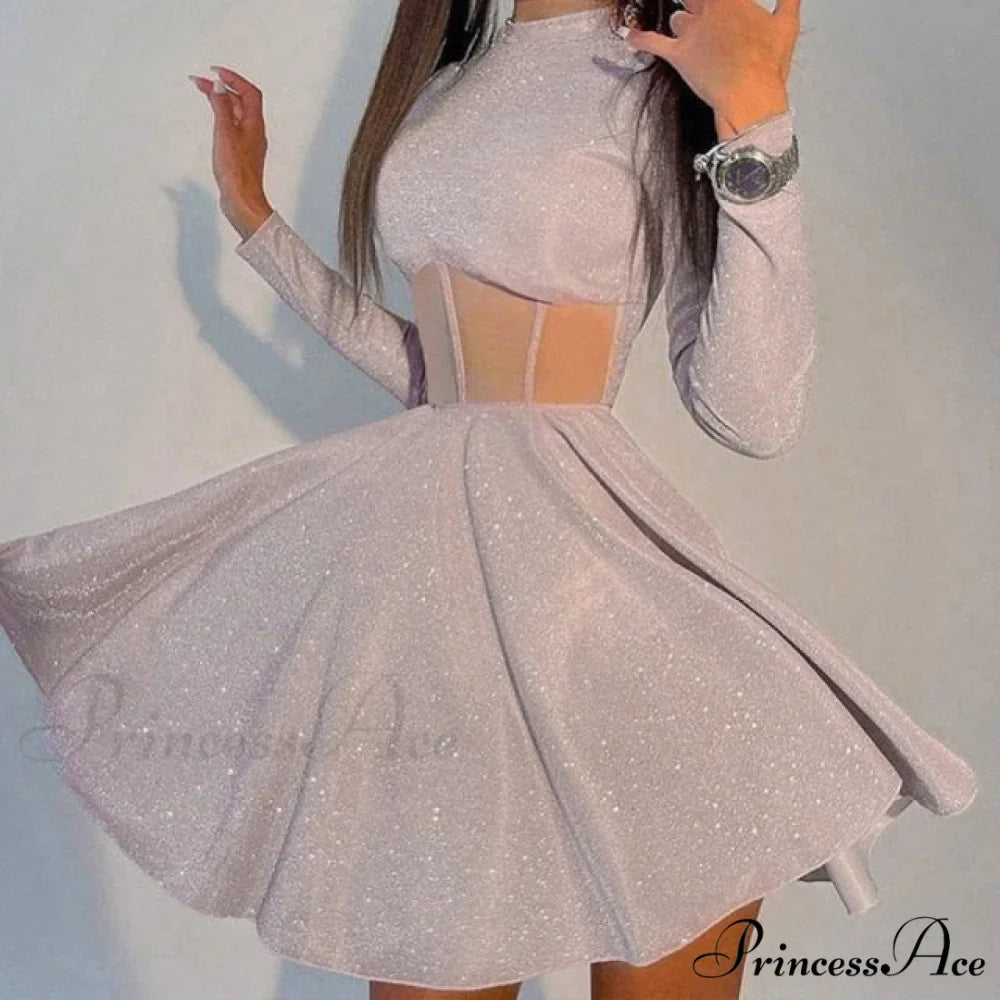 Sexy Bright Fluffy Dress