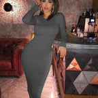 Sexy Club Elastic Elegant Pencil Dresses