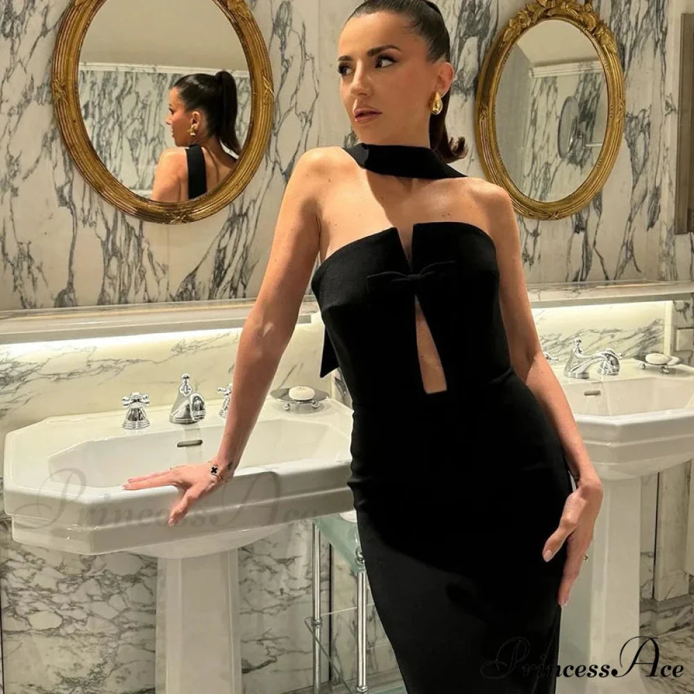 Sexy Elegant Red Maxi Dress Casual Streetwear Christmas Party Dress