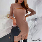 Sexy Fashion Cut Out Slim Party Dress