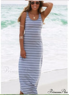 Sexy Lady Stripe Beach Dress