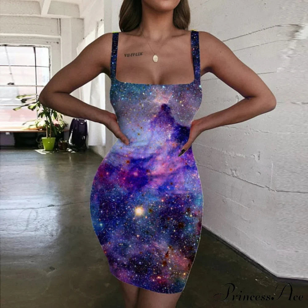 Sexy Money Print Ladies Dresses