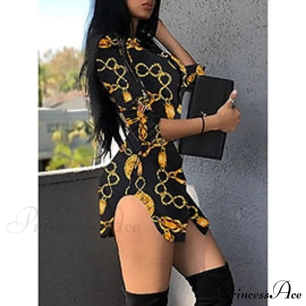 Sexy Nightclub Lace Short Dress