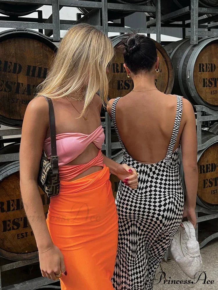 Sexy Off-shoulder Sleeveless Wrapped -ready Twist-cut Sensual Maxi Dress