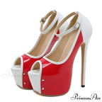 Sexy Peep-Toe Party Club Strip Pole-Dance Ultra-High Heels Platform Stiletto Wedding Banquet High Heel