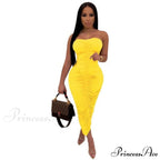 Sexy Pencil Club Casual Party Pleated Dresses