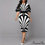 Sexy Ruffle Sleeves Slim Fit Bodycon Dress