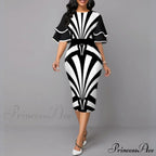 Sexy Ruffle Sleeves Slim Fit Bodycon Dress