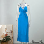 Sexy Satin Tube Top Midi Skirts