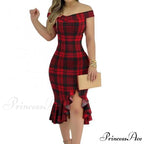 Sexy Shiny Glitter Off Shoulder Ruffles Slit Midi Dress