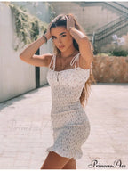 Sexy Spaghetti Straps Pleated Ruched Dresses