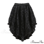 Sexy Steampunk Lace Floral Skirt